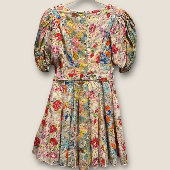 Zimmermann “ Clover Mini Dress w/ Matching Belt - Picture 4 of 15